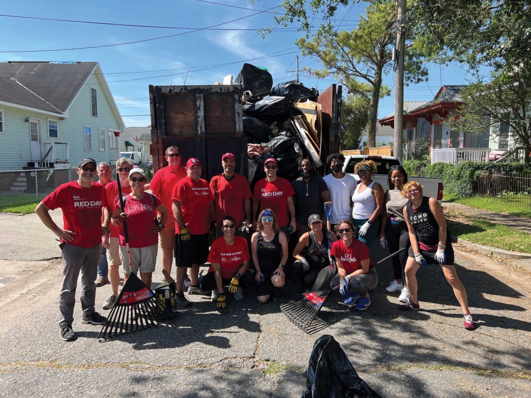 Keller Williams Realty New Orleans Cleans Up