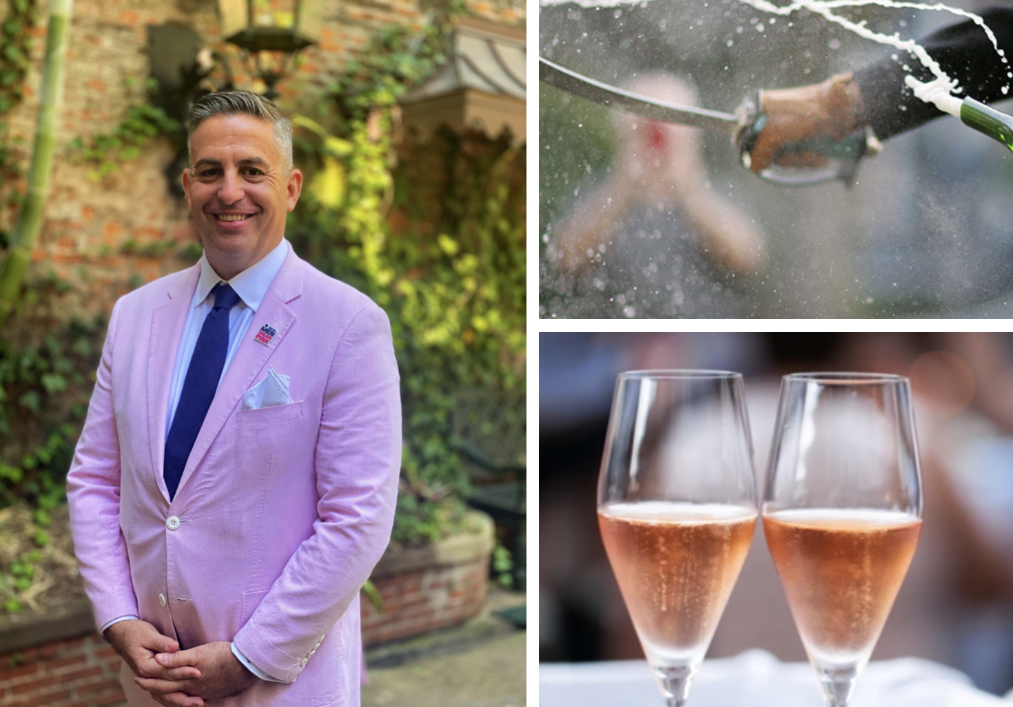 Learn to Saber Champagne, Get Certified + Celebrate Global Champagne Day at Brennan's - Vimarsana News