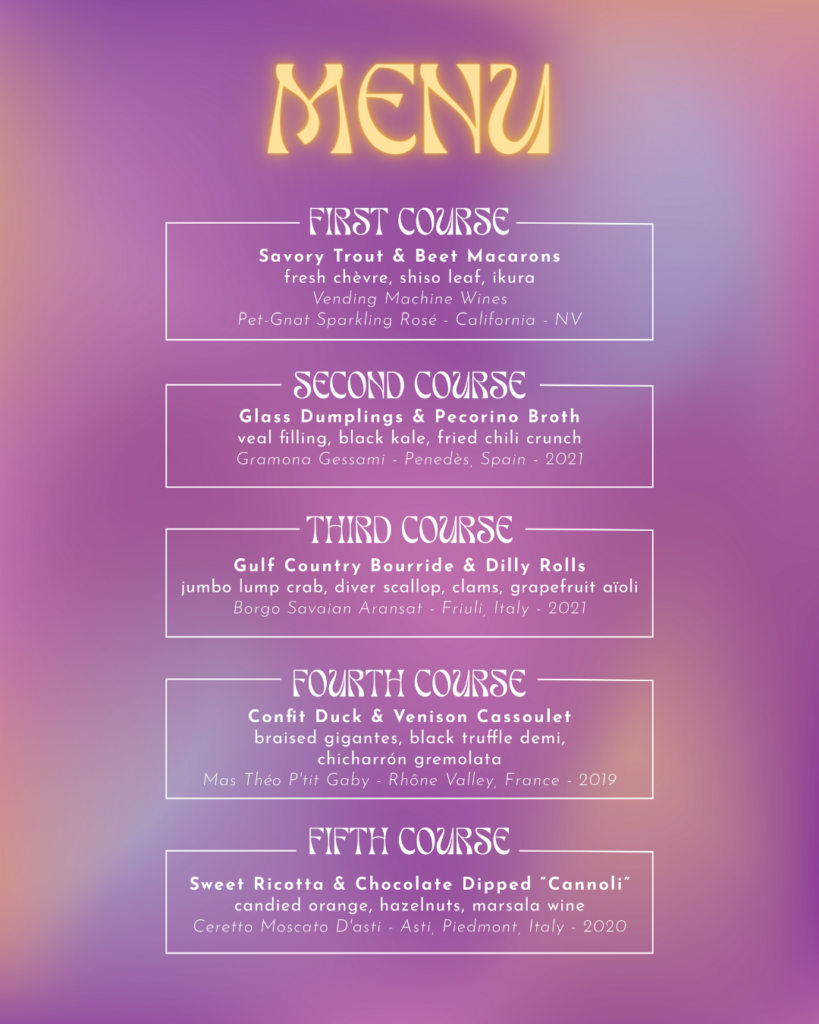 Copper Vine Announces 3rd Annual Mardi Gras Wine Dinner