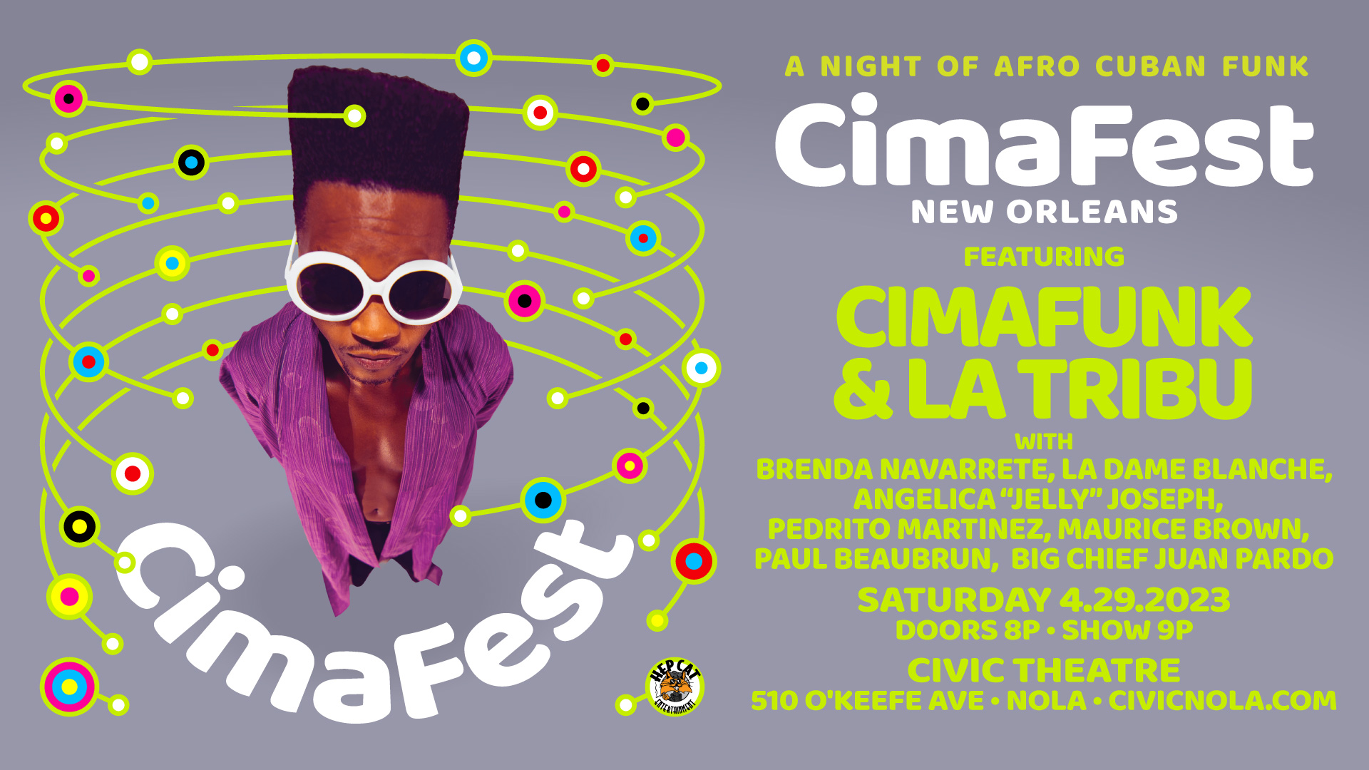 New Guests Gdded to Cimafunk's Cimafest at The Civic Theatre - Vimarsana News