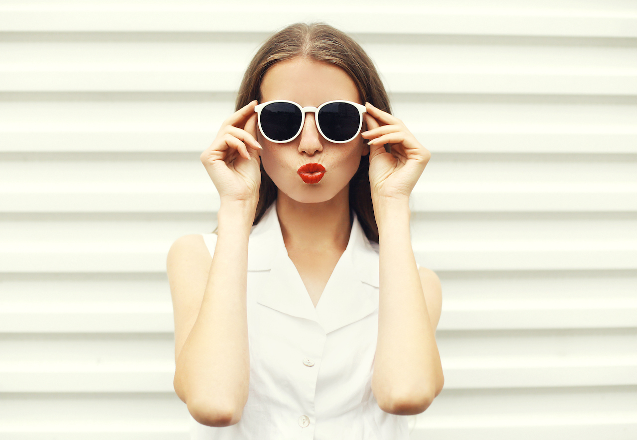 No Shade on White Sunglasses - Vimarsana News